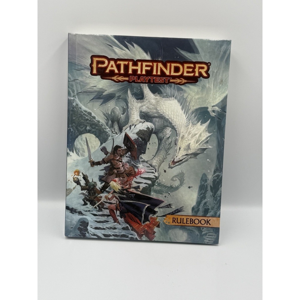 Pathfinder Playtest Rulebook, Hardcover HC, 2018, Paizo Games